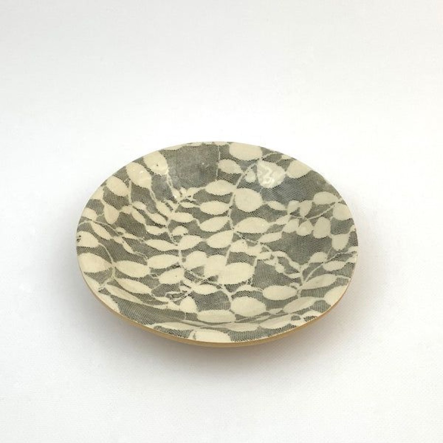 Pottery Terrafirma Ceramics | Medium Condiment Dish, Aspen Charcoal