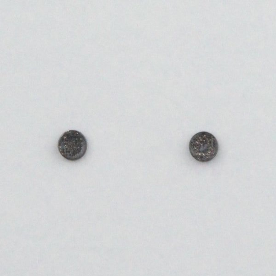 Jewelry Christina Kober | Oxidized Mini Diamond Dusted Studs