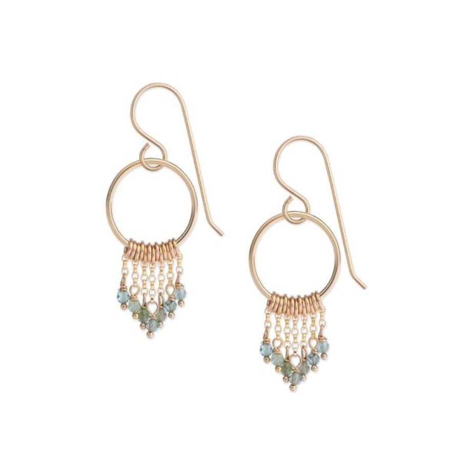 Jewelry Kate Winternitz | Gold Fill Circle Drape Earrings