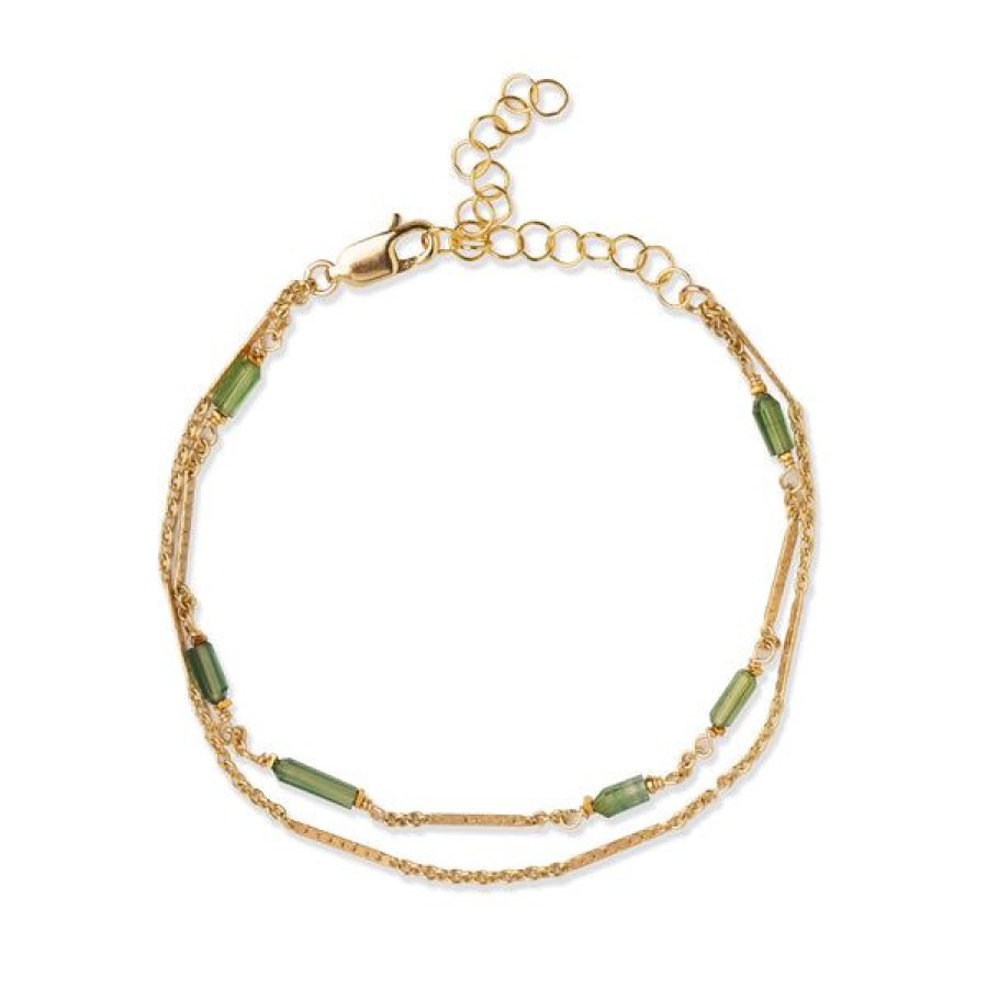 Jewelry Kate Winternitz | Double Strand Tourmaline Bracelet