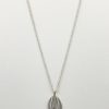 Jewelry Elise Moran | Silver Double Olive Leaf Necklace