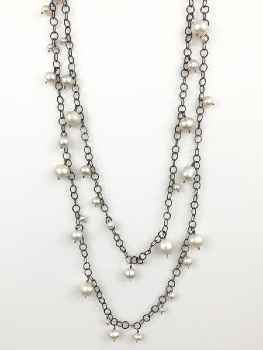 Jewelry Calliope Jewelry | Long Pearl Necklace