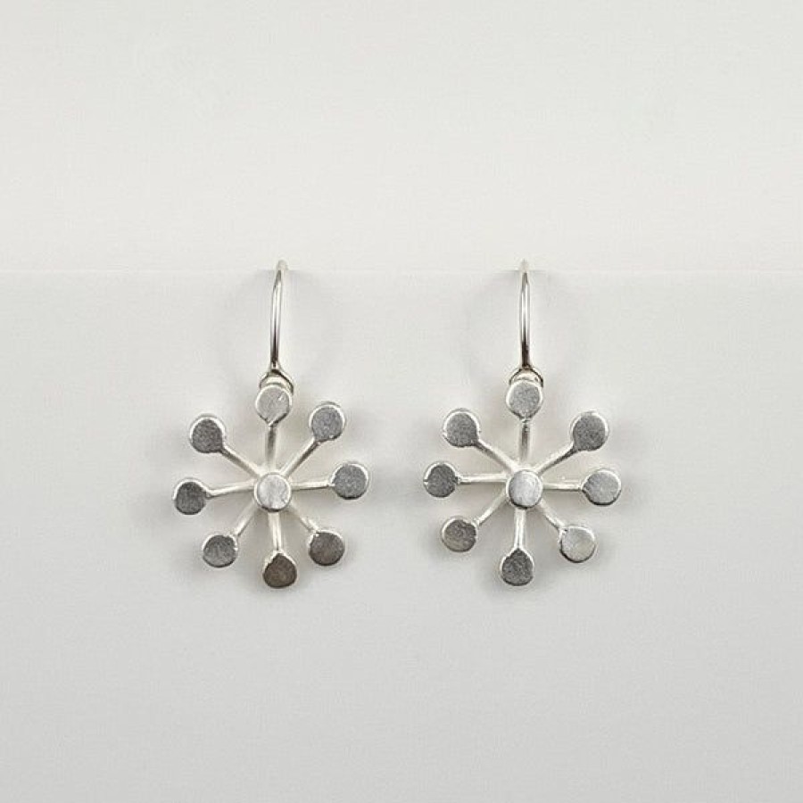 Jewelry Elise Moran | Small Silver Supernova Earrings