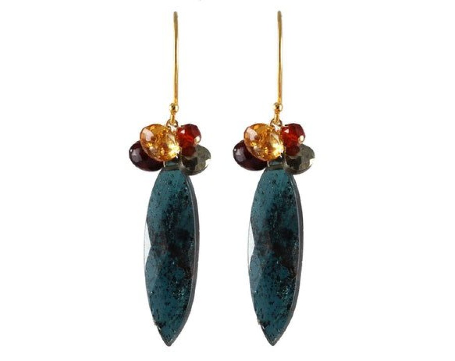 Jewelry Alicia Van Fleteren | Kyanite Cluster Drop Earrings