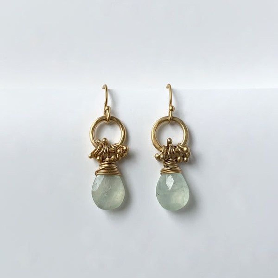 Jewelry Austin Titus Studio | #559 Prenite Wrap Earrings W/ Jacks