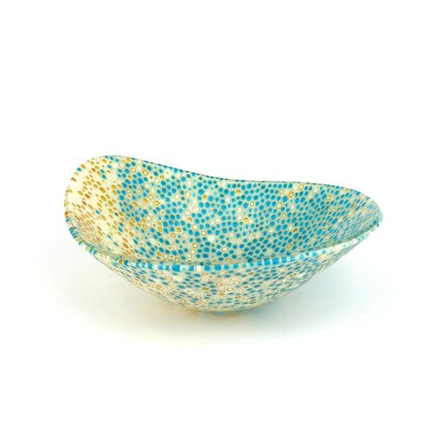 Fine Art Enszo Studios | Turquoise And Amber Bowl