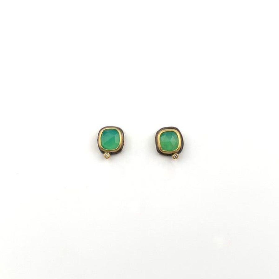 Jewelry Khalsa, Ananda | Chrysoprase Studs