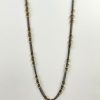 Jewelry Austin Titus Studio | Vermeil/Oxidized Ss Hitch Necklace 30"