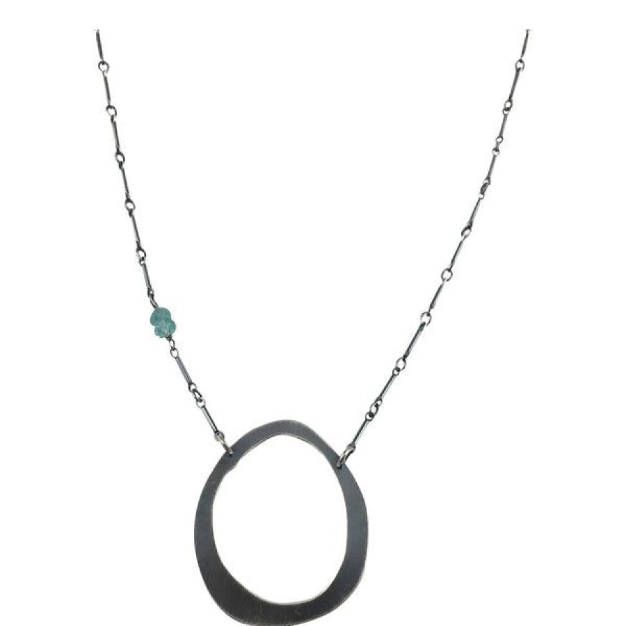 Jewelry Lisa Crowder | Thin Rc Necklace With Apatite