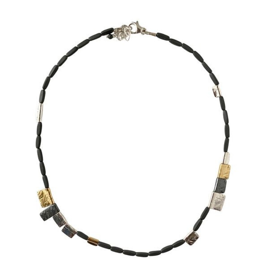 Jewelry Saphirim Rahav | Silver/Gold Plate Hem Necklace