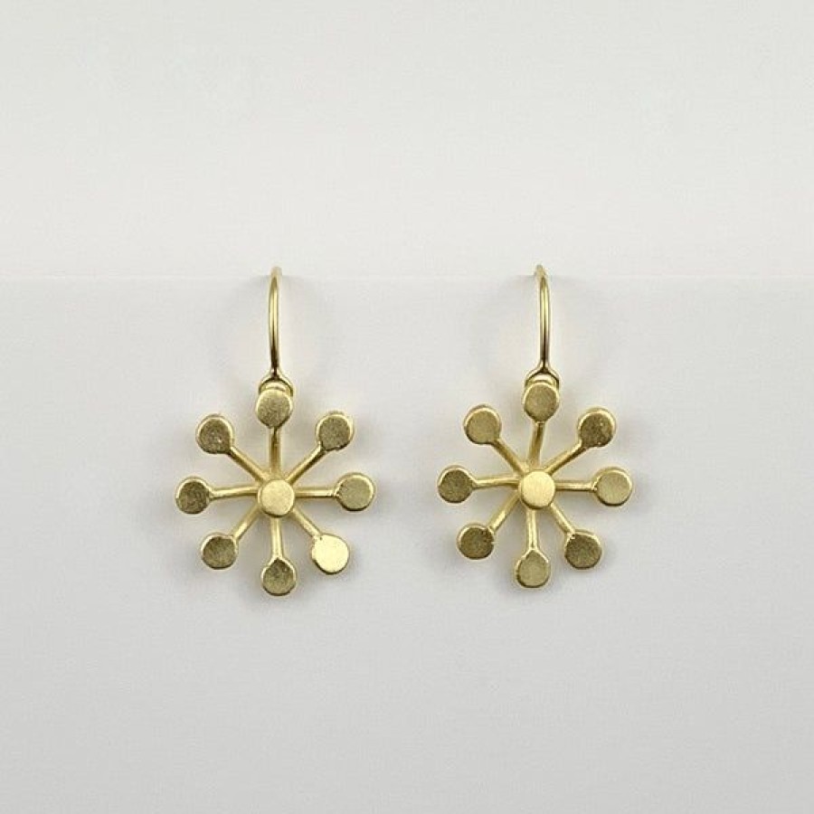 Jewelry Elise Moran | Small Vermeil Supernova Earrings