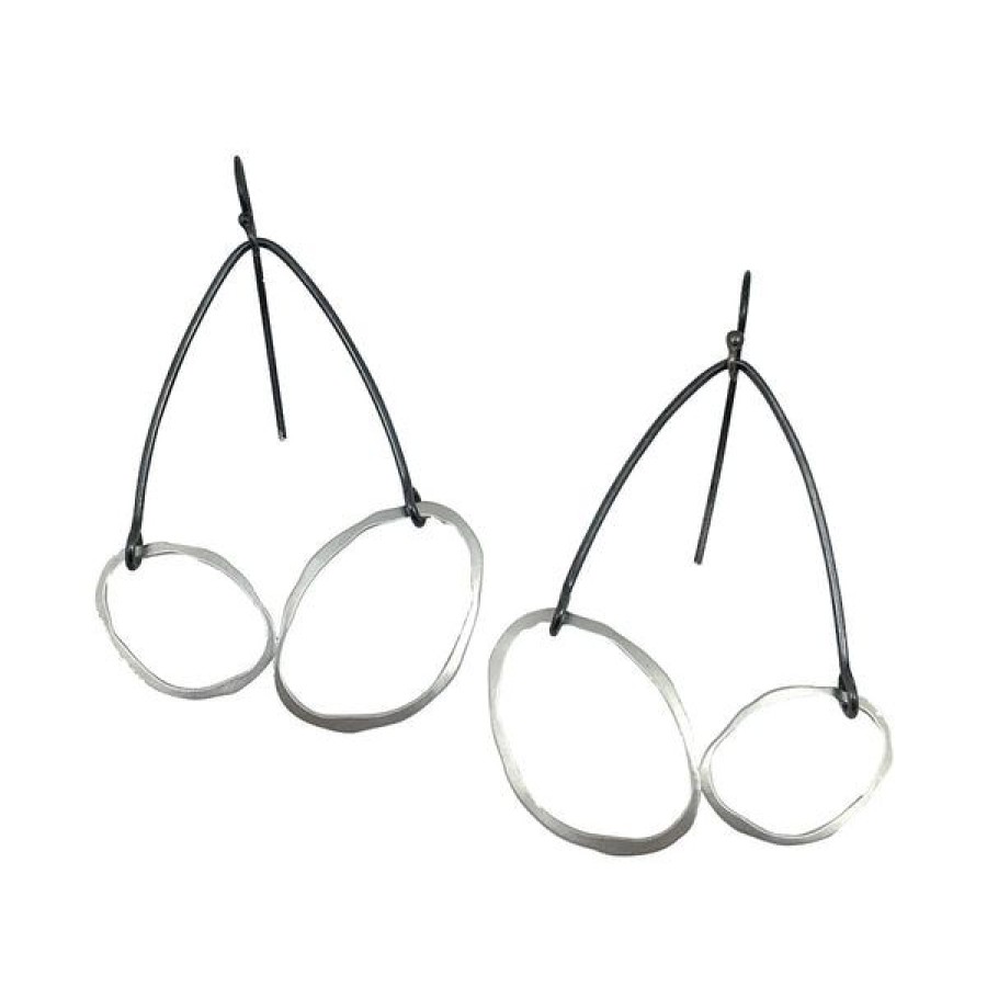 Jewelry Lisa Crowder | Double Rc Arc Earrings ,Two Tone