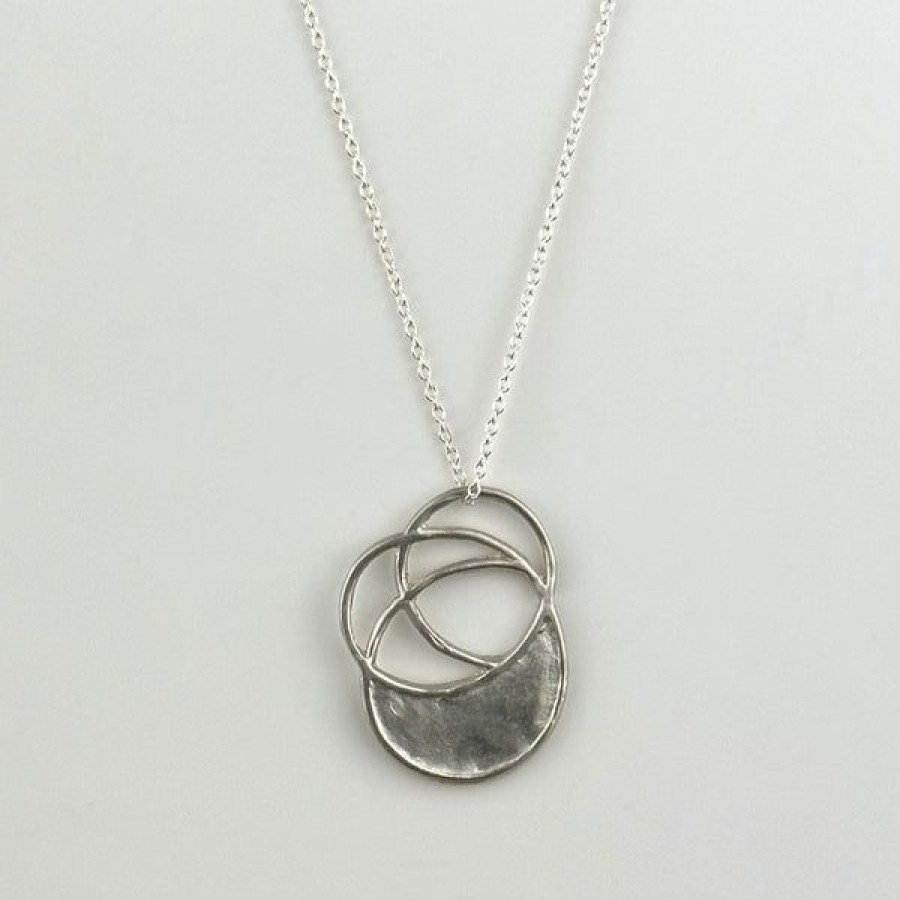 Jewelry Julia Britell | Flat Spiral Petite Necklace