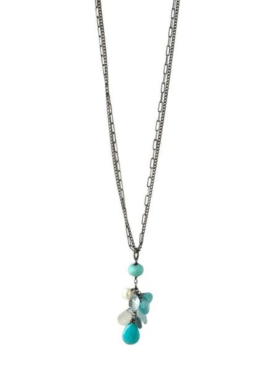 Jewelry Hoadley Gallery | Multi-Stone Cluster Necklace